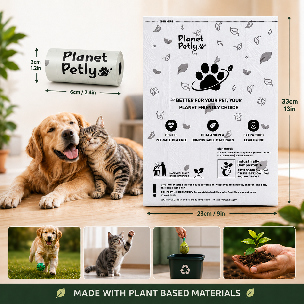 Wall-Mounted Multi Roll Poop Bag Dispenser view 4